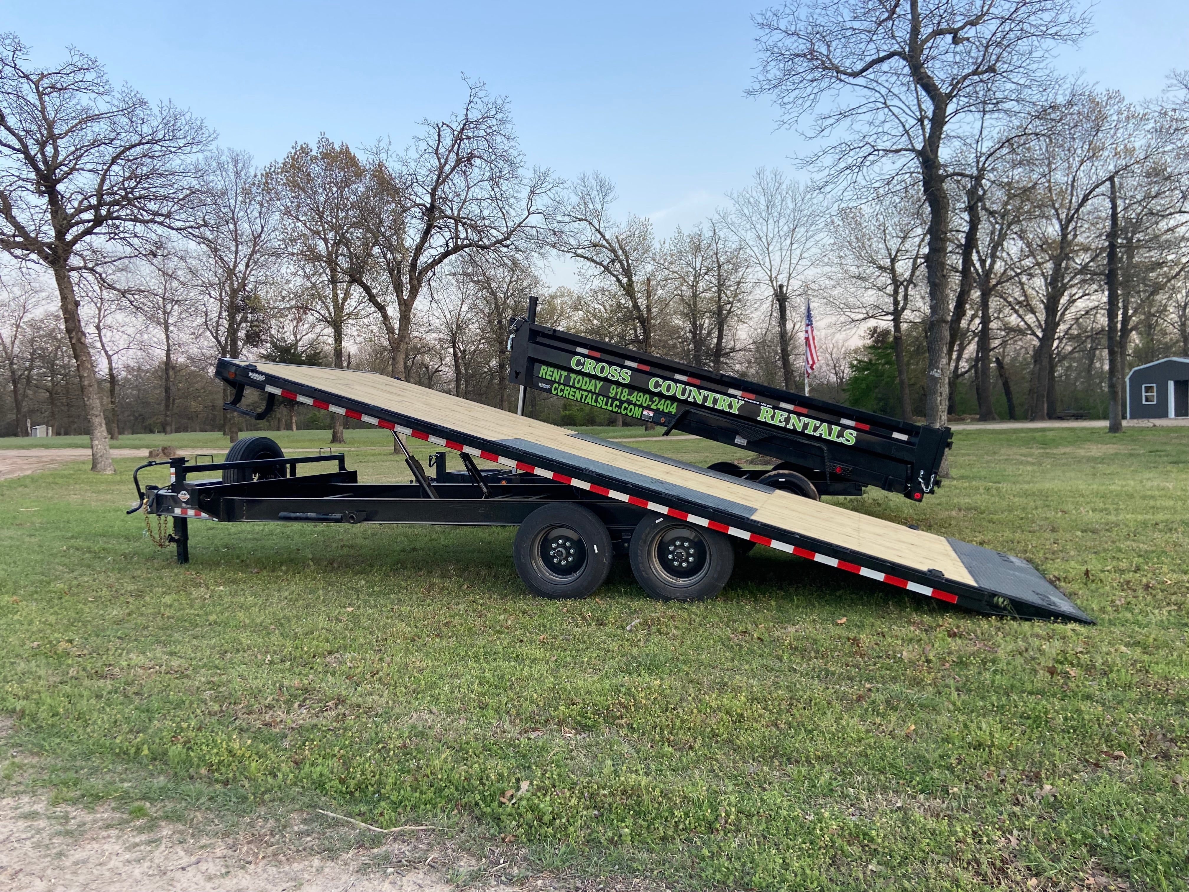 Cc Rentals 22ft Tilt Utility Trailer – Cross Country Rentals, LLC